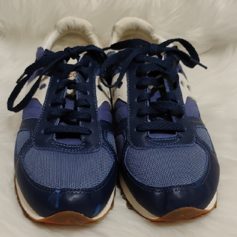 SALE! Saucony Shadow Men's Blue/White Sneakers Sz.8 Hardly Worn #204 CRATE - Picture 4 of 16